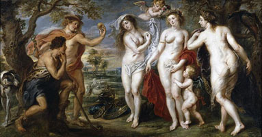 Cuadro de Peter Paul Rubens - El juicio de paris
