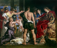 Cuadro de Peter Paul Rubens - El juicio de Salomón