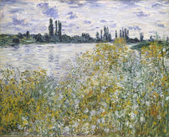 Cuadro de Oscar-Claude Monet - Isla de las Flores cerca de Vétheuil