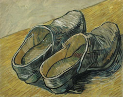 Cuadro de Vincent Willem van Gogh  - Un par de zuecos de cuero