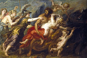 Cuadro de Peter Paul Rubens - El rapto de Proserpina