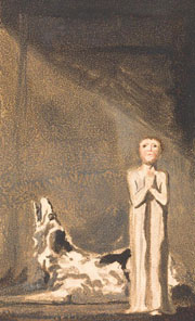 Cuadro de William Blake  - El primer libro de Urizen, lámina 24