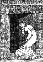 Cuadro de William Blake  - Puerta de la muerte