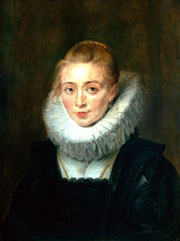 Cuadro de Peter Paul Rubens - Retrato de Lady-in-Waiting a la infanta Isabella