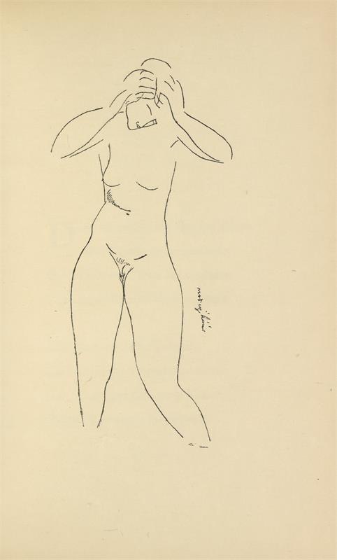 Cuadro de Amedeo Modigliani - Les nymphes 2 (1921)
