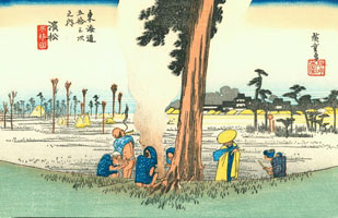 Cuadro de Utagawa Hiroshige - Hamamatsu