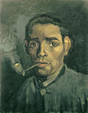 Cuadro de Vincent Willem van Gogh  - Cabeza de un hombre
