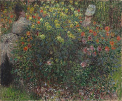 Cuadro de Oscar-Claude Monet - Señoras en las flores