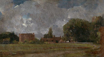 Cuadro de John Constable - Golding Constable's House, East Bergholt - el lugar de nacimiento del artista