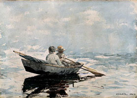 Cuadro de Homer winslow - Bote de remos