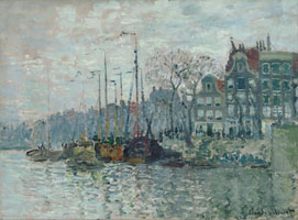 Cuadro de Oscar-Claude Monet - Zuiderkerk en Amsterdam