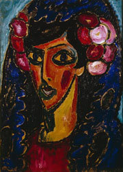 Cuadro de Alexej von Jawlensky - La Mantilla azul