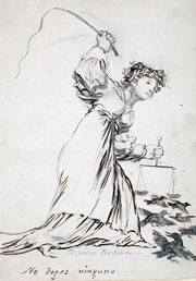 Cuadro de Francisco de Goya y Lucientes - Divina Razón. No dejes ninguno