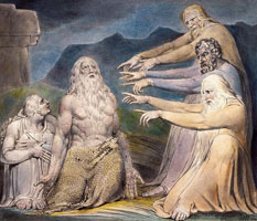 Cuadro de William Blake  - Trabajo reprendido por sus amigos