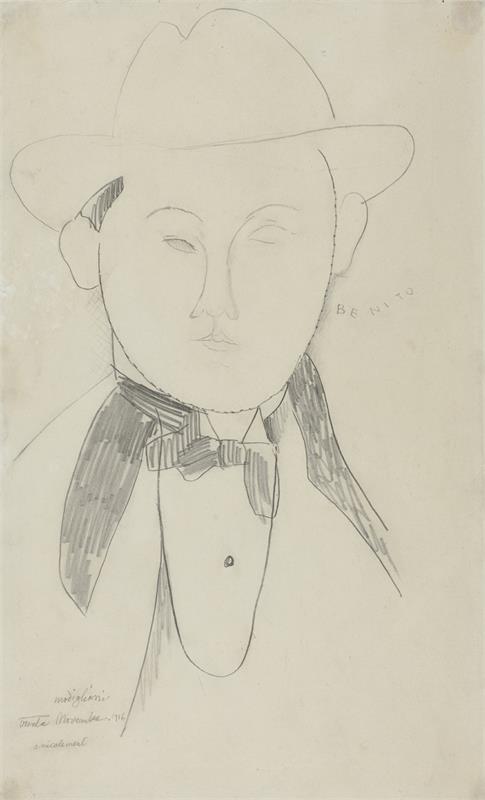 Cuadro de Amedeo Modigliani - Benito (1916)