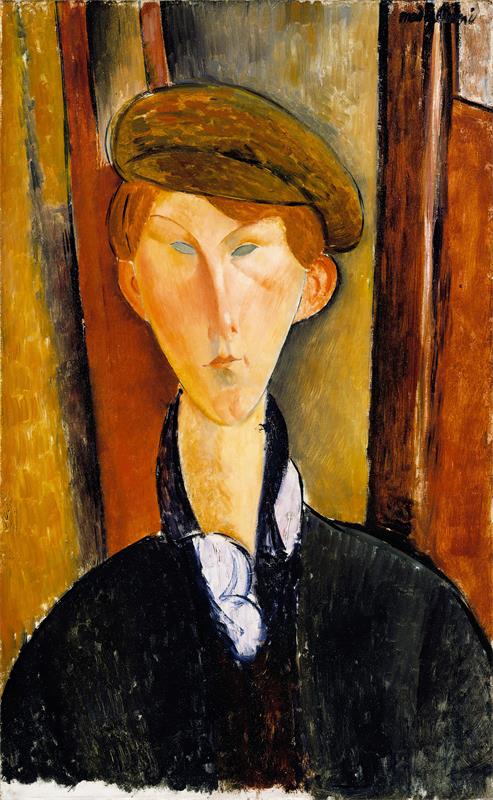 Cuadro de Amedeo Modigliani - Young Man with a Cap (early 20th century)