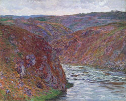 Cuadro de Oscar-Claude Monet - Valle de la Creuse