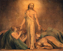 Cuadro de William Blake  - Cristo Aparece a los Apóstoles después de la Resurrección