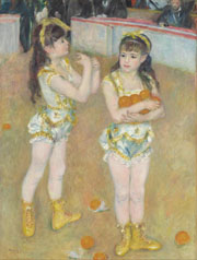 Cuadro de Pierre Auguste Renoir - Acróbatas en el Cirque Fernando