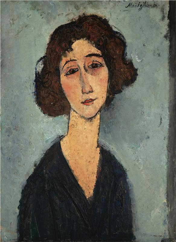 Cuadro de Amedeo Modigliani - Jeune Femme