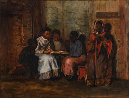 Cuadro de Homer winslow - Domingo por la mañana en Virginia