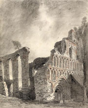 Cuadro de John Constable - Ruina del Priorato de San Botolfo, Colchester 