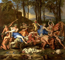 Cuadro de Nicolas Poussin - El triunfo de Pan