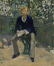 Cuadro de Édouard Manet - George Moore en el jardín del artista