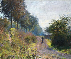 Cuadro de Oscar-Claude Monet - El Camino Al abrigo
