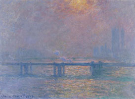 Cuadro de Oscar-Claude Monet - Charing Cross Bridge, El Támesis