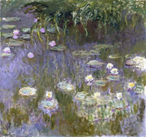 Cuadro de Oscar-Claude Monet - El agua de la charca