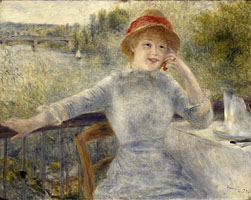 Cuadro de Pierre Auguste Renoir - Alphonsine Fournaise