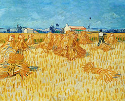 Cuadro de Vincent Willem van Gogh  - Cosecha en Provenza