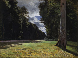 Cuadro de Oscar-Claude Monet - El Camino de Chailly en el bosque de Fontainbleau