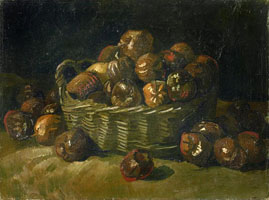 Cuadro de Vincent Willem van Gogh  - Cesta de manzanas