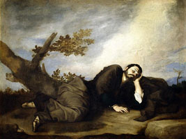 Cuadro de José de Ribera y Cucó - El sueño de Jacob