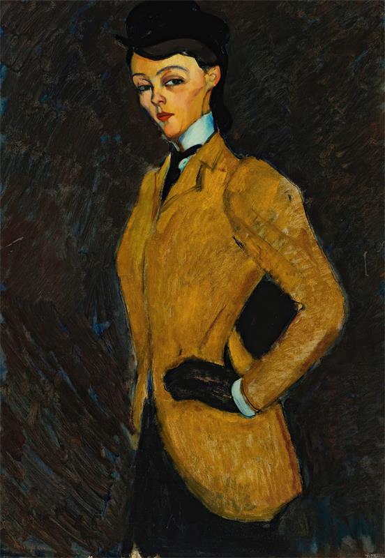 Cuadro de Amedeo Modigliani - Le amazone (1909)