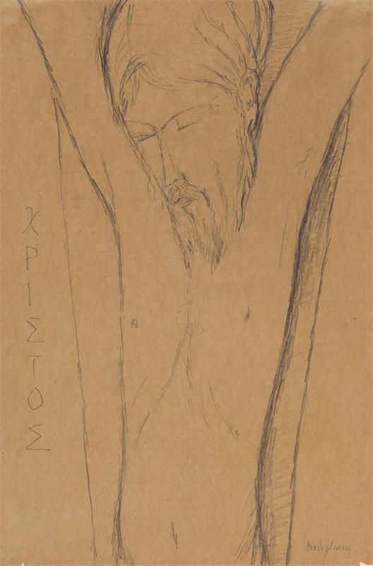 Cuadro de Amedeo Modigliani - Christus (1916)