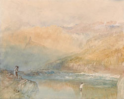 Cuadro de Joseph Mallord William Turner - En el Mosell, cerca de Traben Trarbach