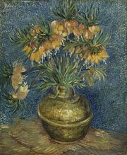 Cuadro de Vincent Willem van Gogh  - Imperial Fritillaries en un florero de cobre