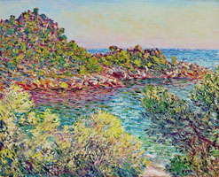 Cuadro de Oscar-Claude Monet - Paisaje cerca de Montecarlo