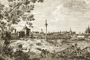 Cuadro de Giovanni Antonio Canal - Vista Imaginaria de Padua