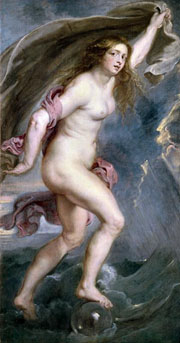 Cuadro de Peter Paul Rubens - La Fortuna
