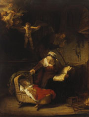 Cuadro de Rembrandt Harmenszoon van Rijn  - Sagrada Familia