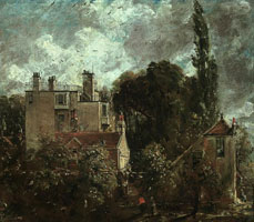 Cuadro de John Constable - La arboleda, o la casa del almirante en Hampstead