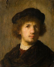 Cuadro de Rembrandt Harmenszoon van Rijn  - Autorretrato Rembrandt II