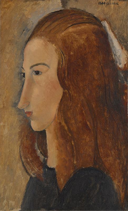 Cuadro de Amedeo Modigliani - Portrait of a Young Woman (1918)