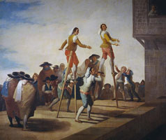 Cuadro de Francisco de Goya y Lucientes - Los zancos 
