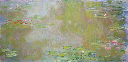 Cuadro de Oscar-Claude Monet - El agua de la charca