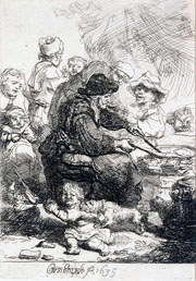 Cuadro de Rembrandt Harmenszoon van Rijn  - La mujer panqueque